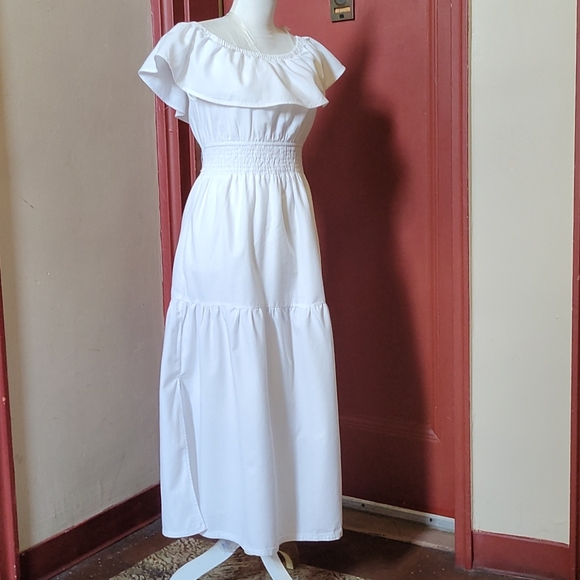 MPH COLLECTION WOMEN WHITE DRESS SZ  PS - Picture 2 of 16